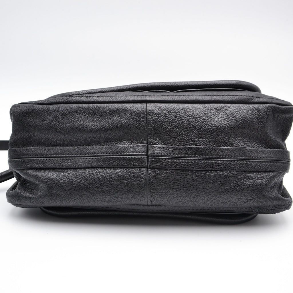 Chloé Paraty Medium Cuir Grainé Noir