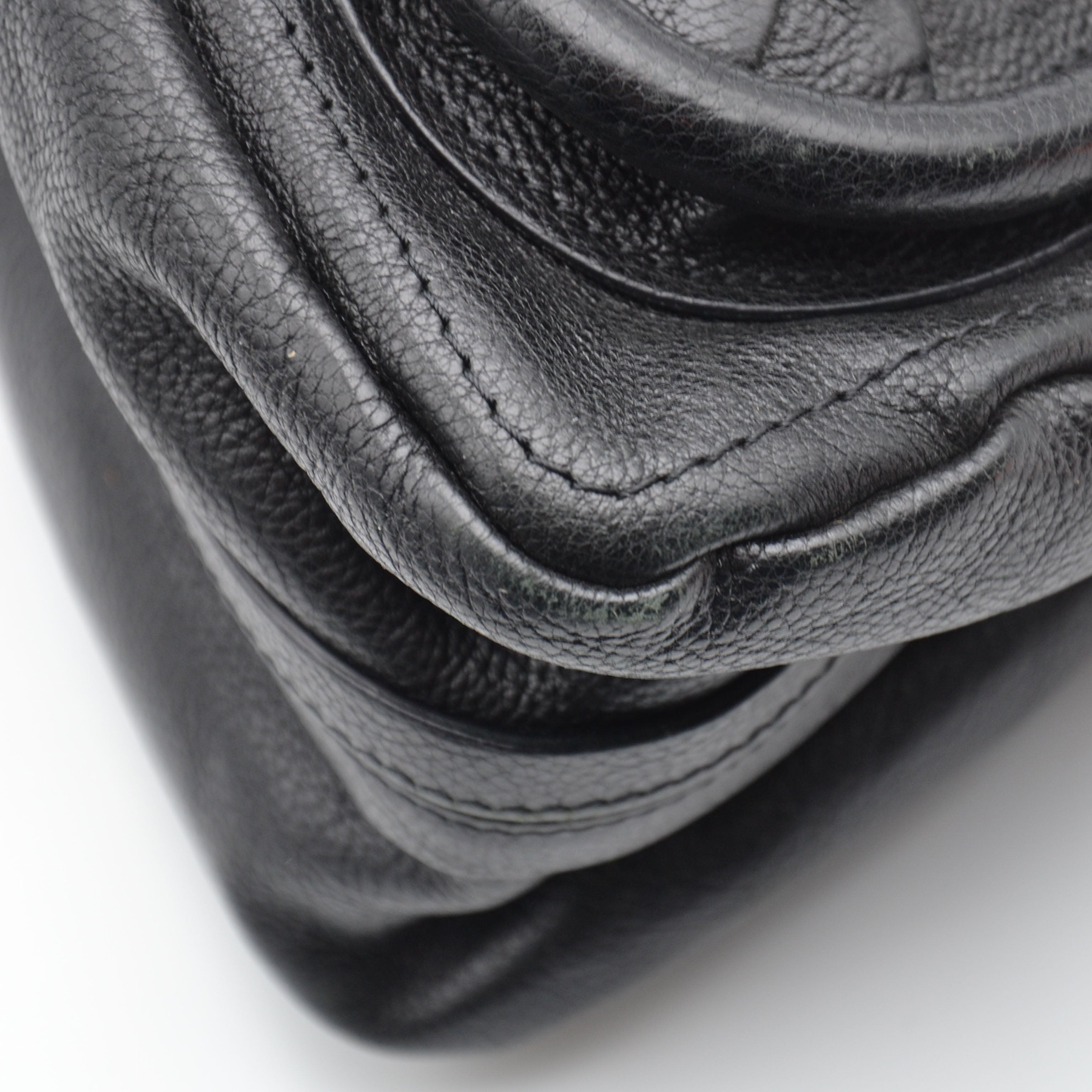 Chloé Paraty Medium Cuir Grainé Noir