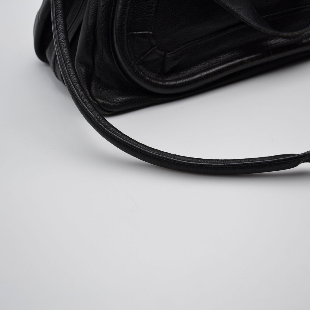 Chloé Paraty Medium Cuir Grainé Noir