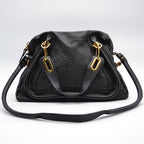 Chloé Paraty Medium Cuir Grainé Noir