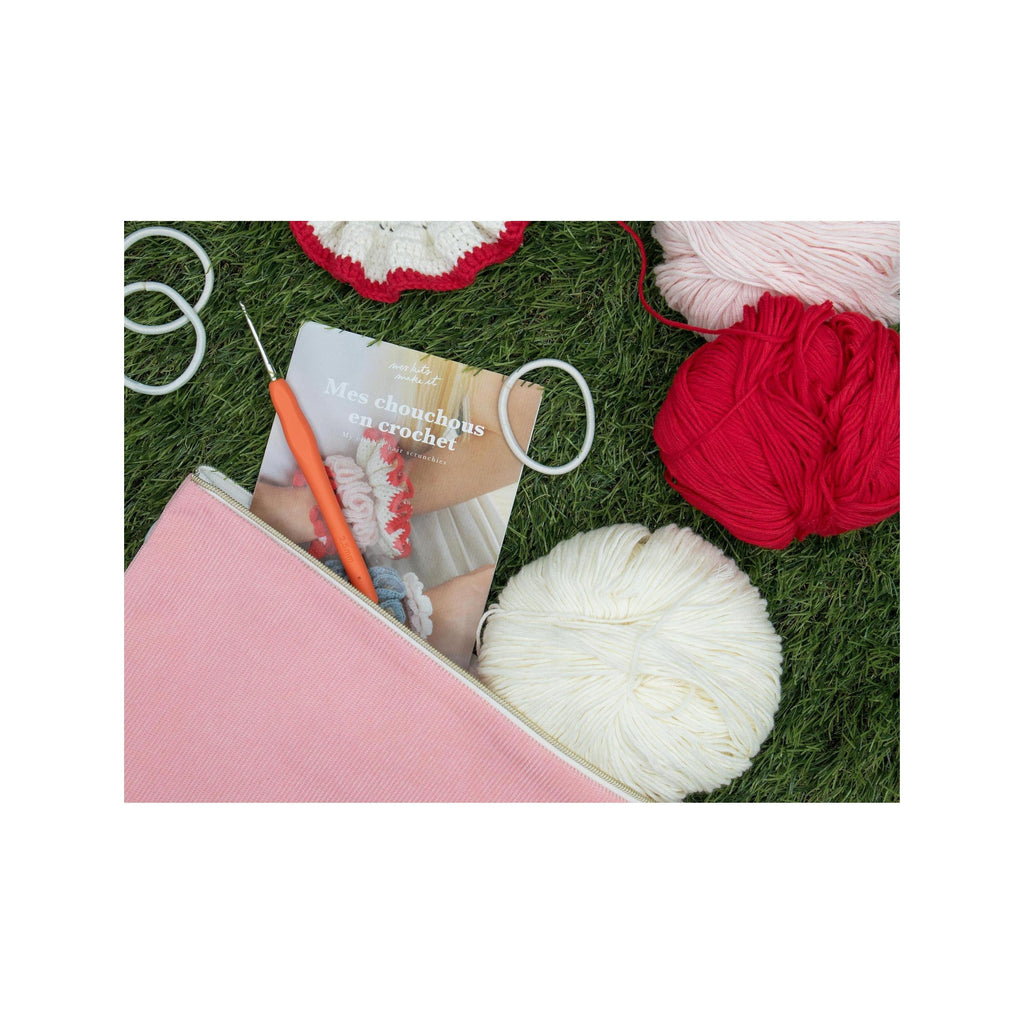 Kit Diy Mercerie - Mes Chouchous En Crochet - Sorbet