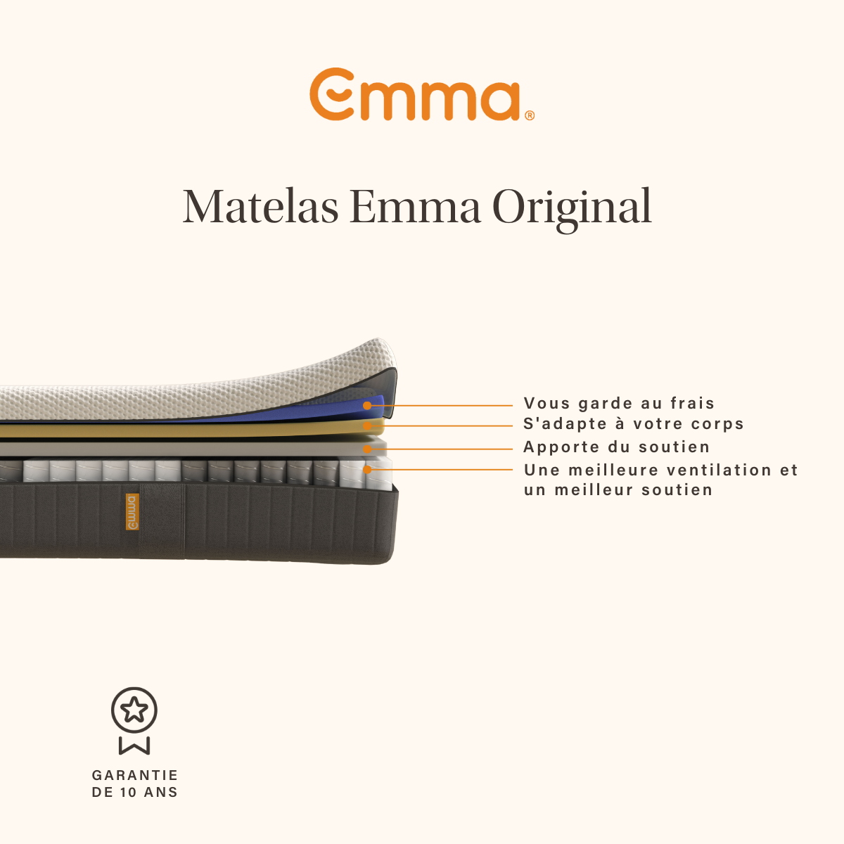 Pack - Matelas Original + Lit Cocoon Lite