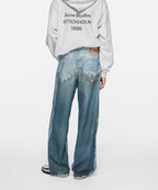 Acne Studios - Hoodie Fleece Logo – Gris Chiné