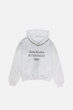 Acne Studios - Hoodie Fleece Logo – Gris Chiné