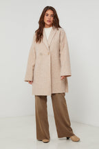 Manteau Ci619 - Beige