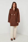 Manteau Ci619 - Choco