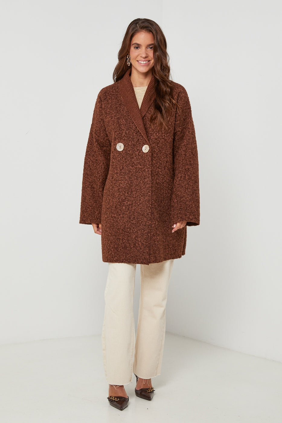 Manteau Ci619 - Choco
