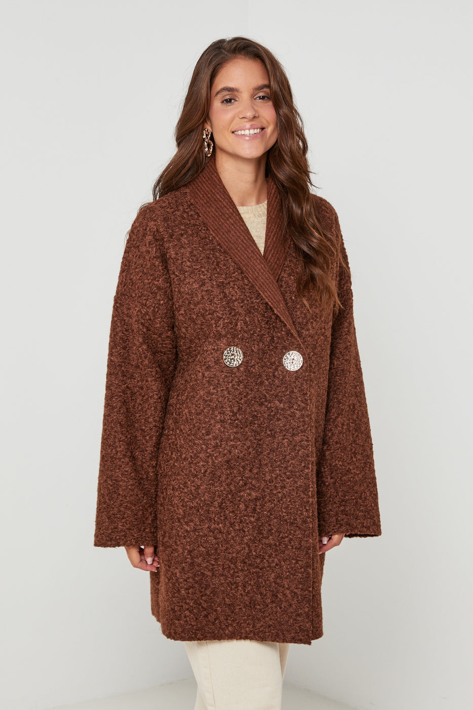 Manteau Ci619 - Choco