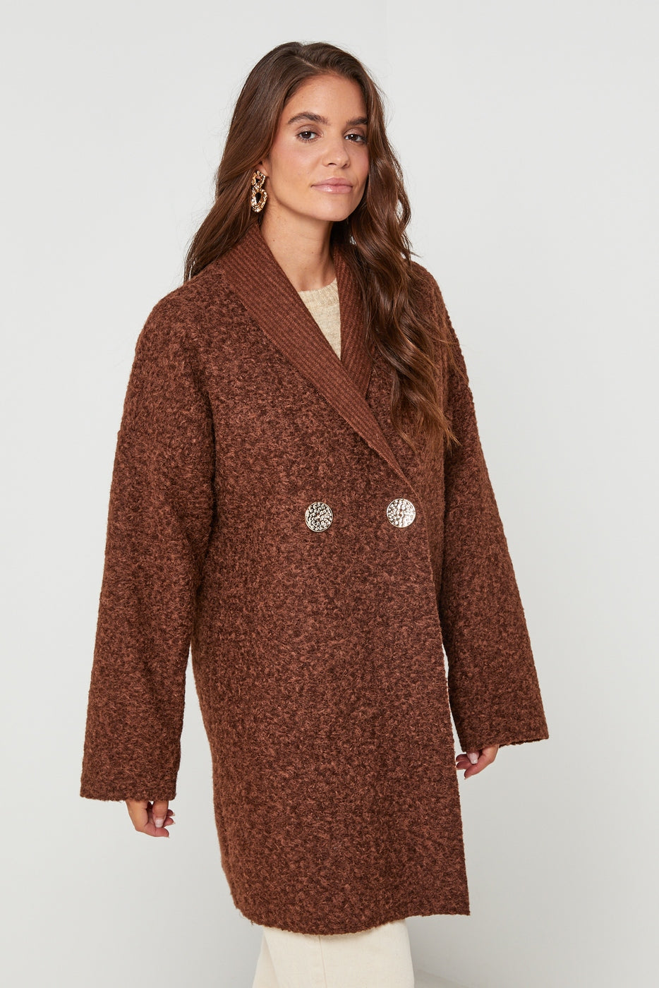 Manteau Ci619 - Choco
