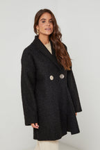 Manteau Ci619 - Noir