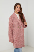 Manteau Ci619 - Rose