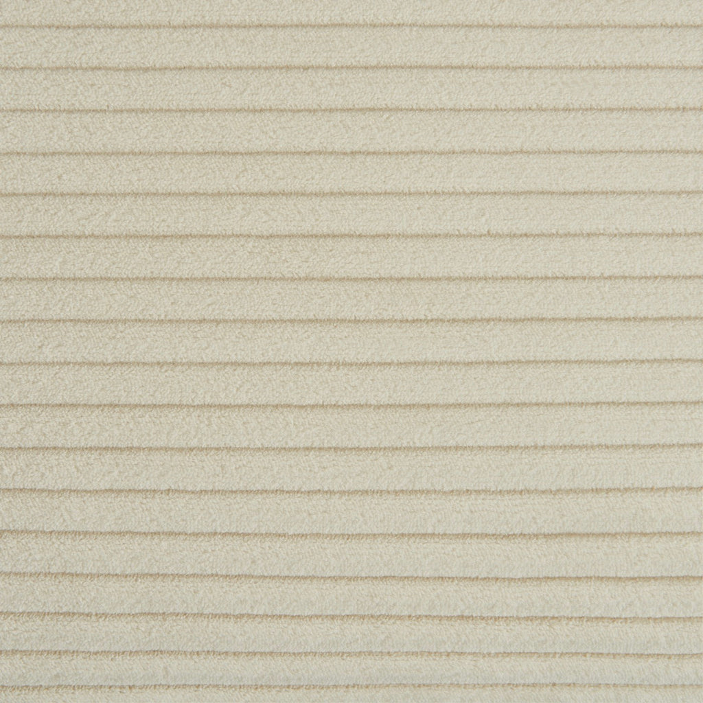 Cibola - Canapé Droit Convertible 3 Places - Velours Côtelé Beige
