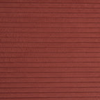 Cibola - Canapé Droit Convertible 3 Places - Velours Côtelé Terracotta