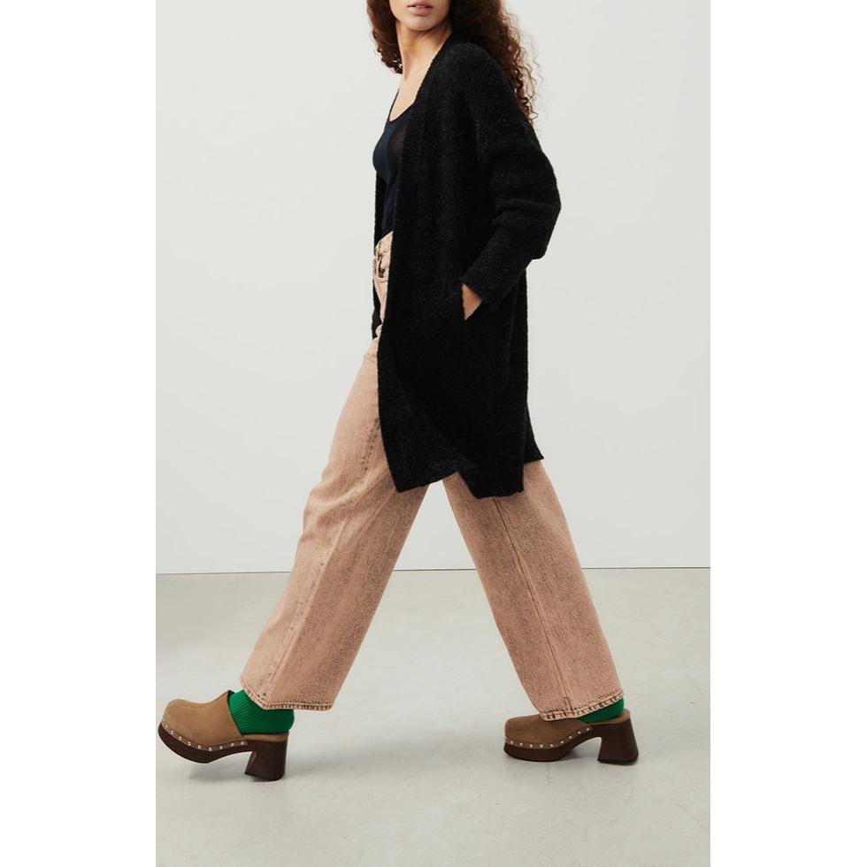 Gilet Mi Long ML - Noir Chine - Femme