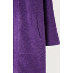 Gilet Mi-Long Manches Longues - Violet - Femme