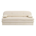 Cila - Banquette Convertible 3 Places - Tissu Beige