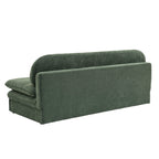 Cila - Banquette Convertible 3 Places - Tissu Vert