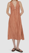 Robe Cinched Crinkle - Terracotta