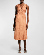 Robe Cinched Crinkle - Terracotta