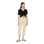 T-Shirt Cinched Front - Noir