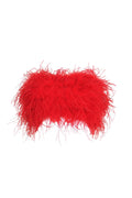 Bra Top - Plumes Rouge