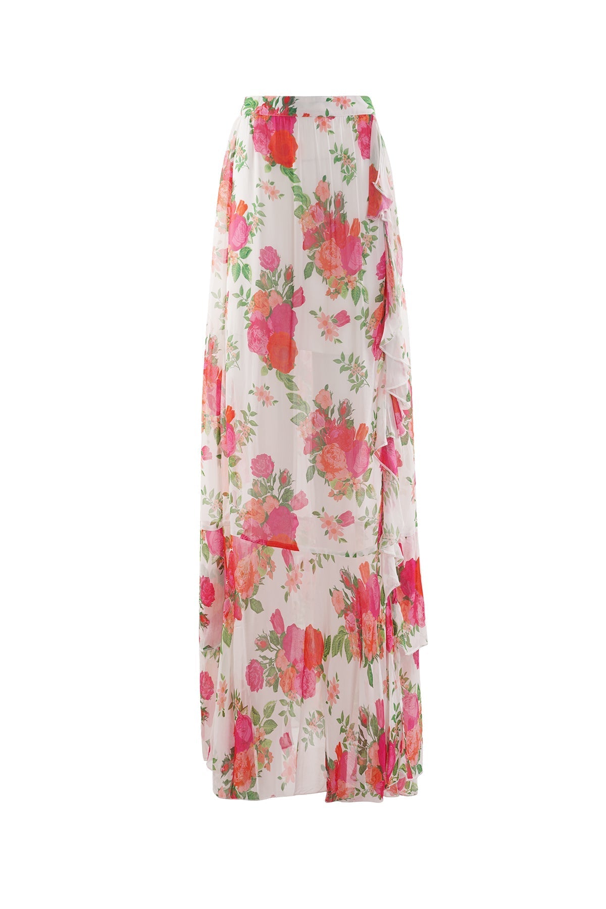 Jupe Kelly - Floral Blanc