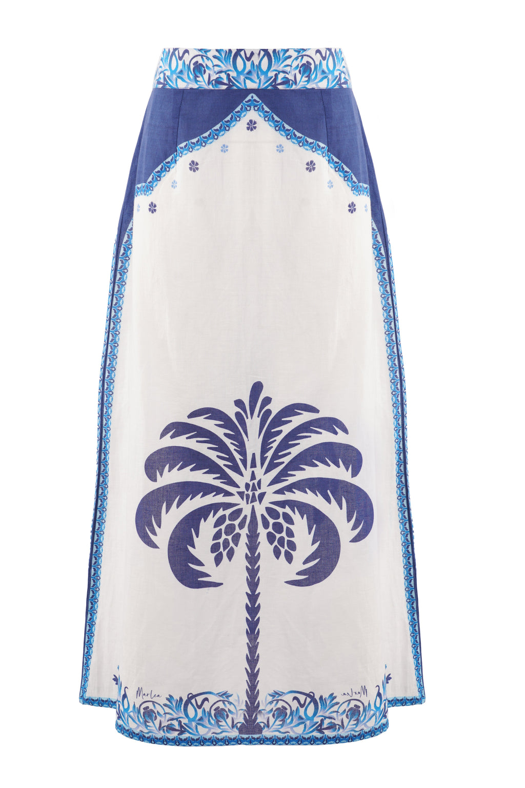 Jupe Val - Blue Palm Tree