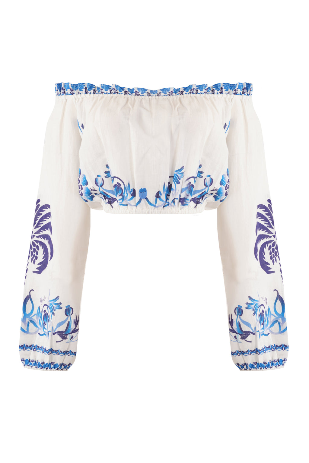 Top Rosa - Blue Palm Tree