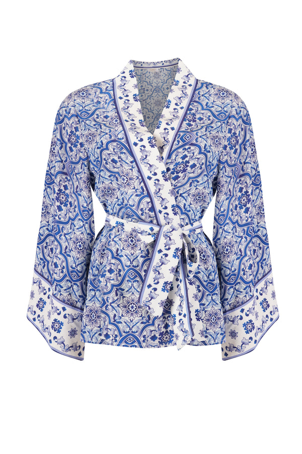 Kimono Dalia - Blue Tile