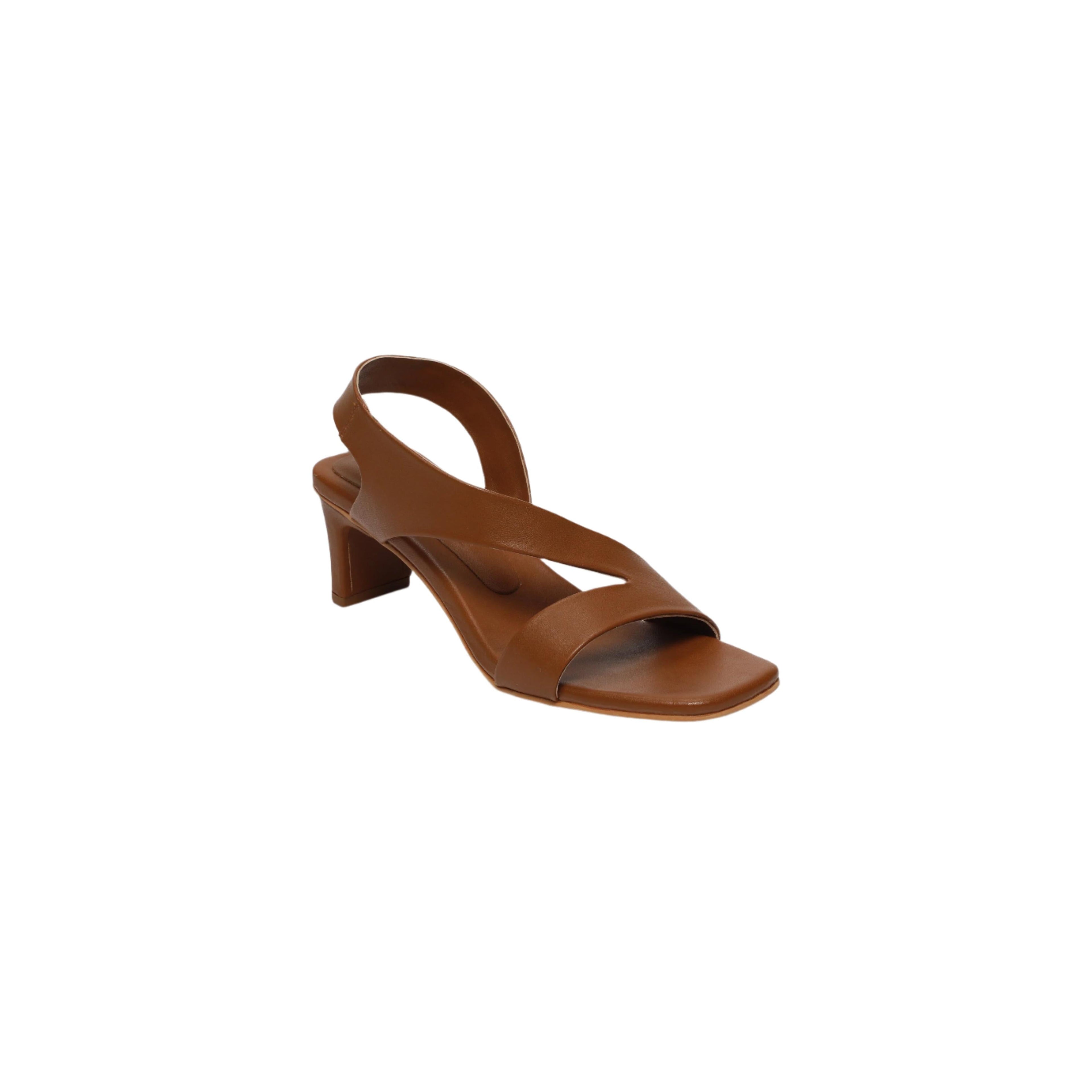 Sandales A Talons Netia - Camel