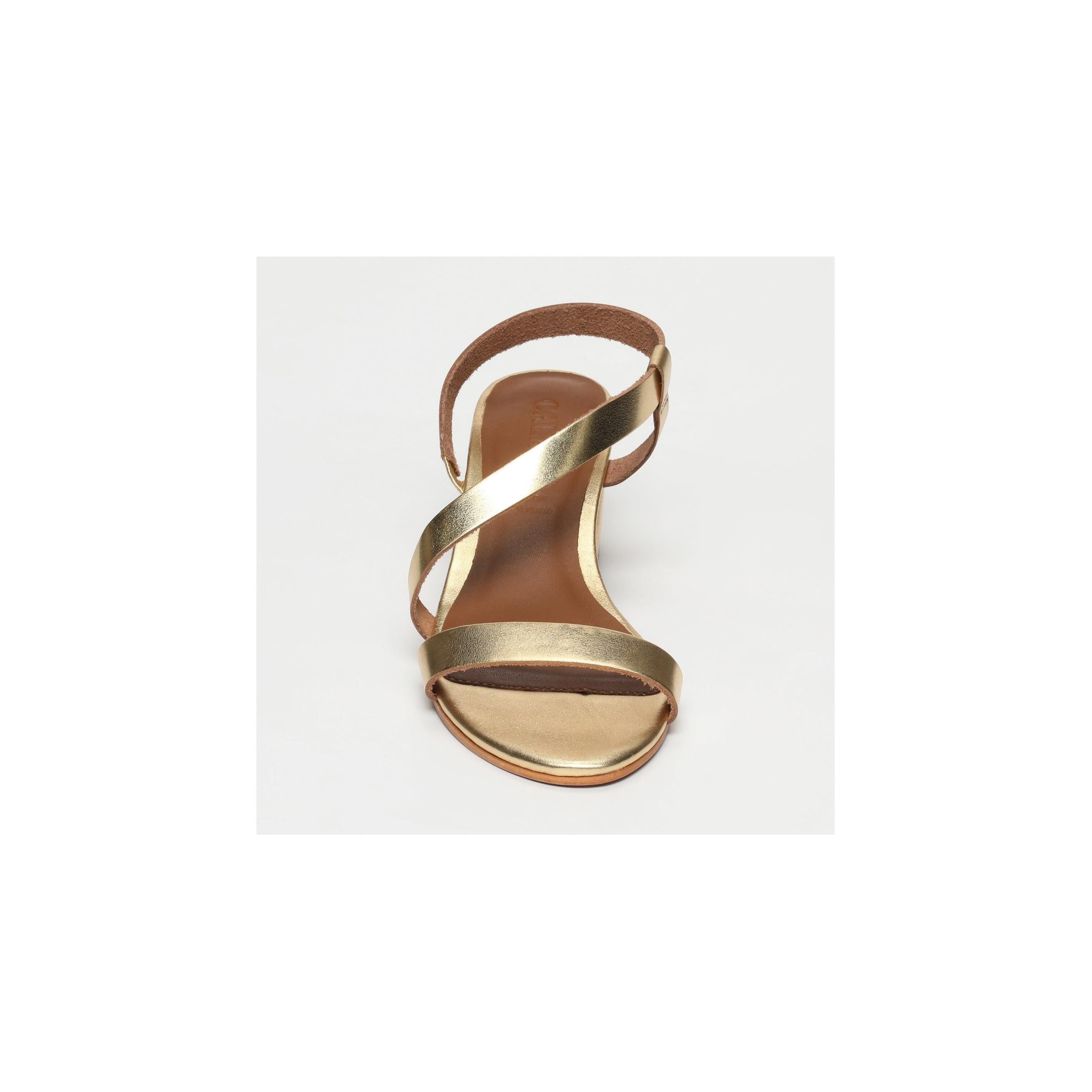 Sandales A Talons Ninon - Dark Gold