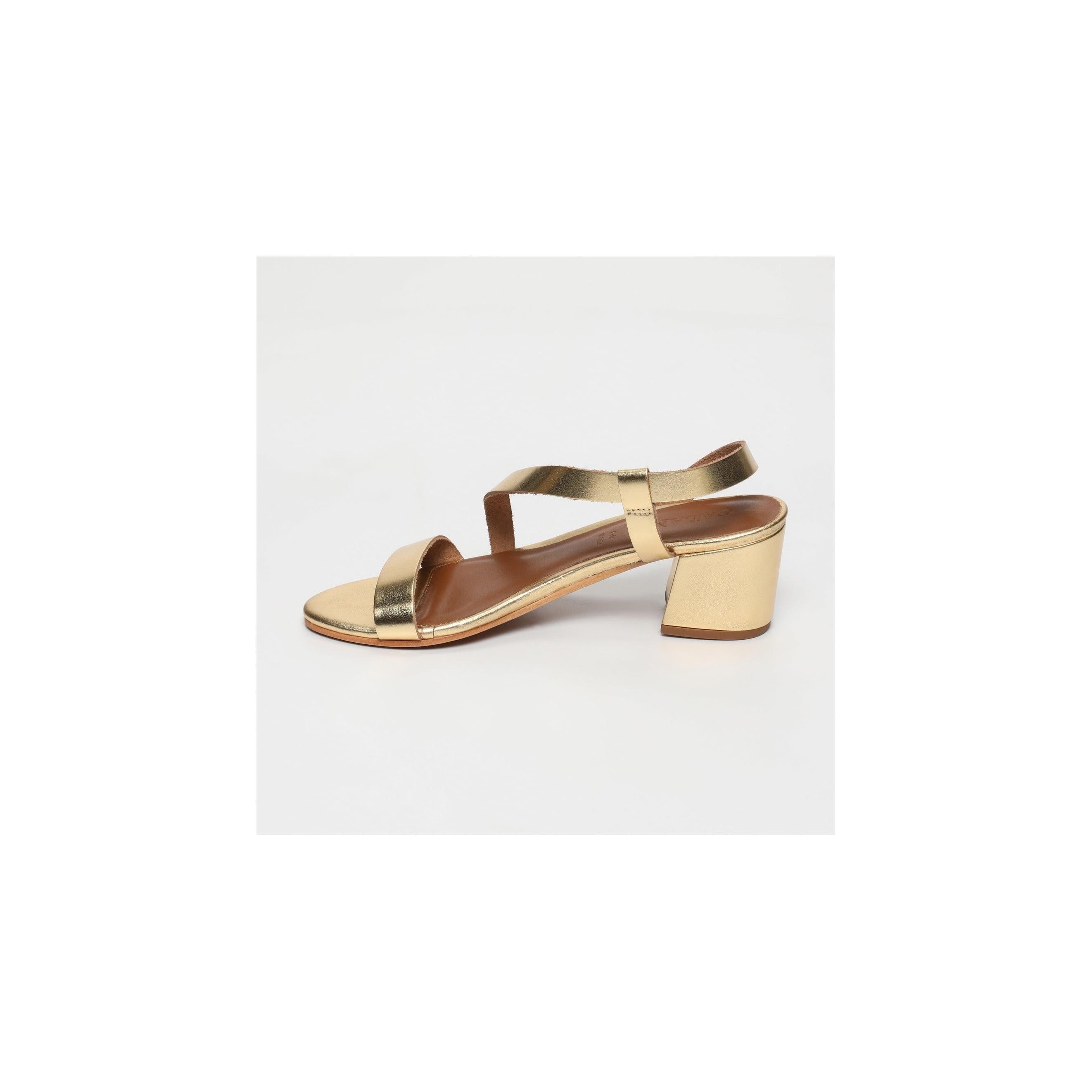 Sandales A Talons Ninon - Dark Gold