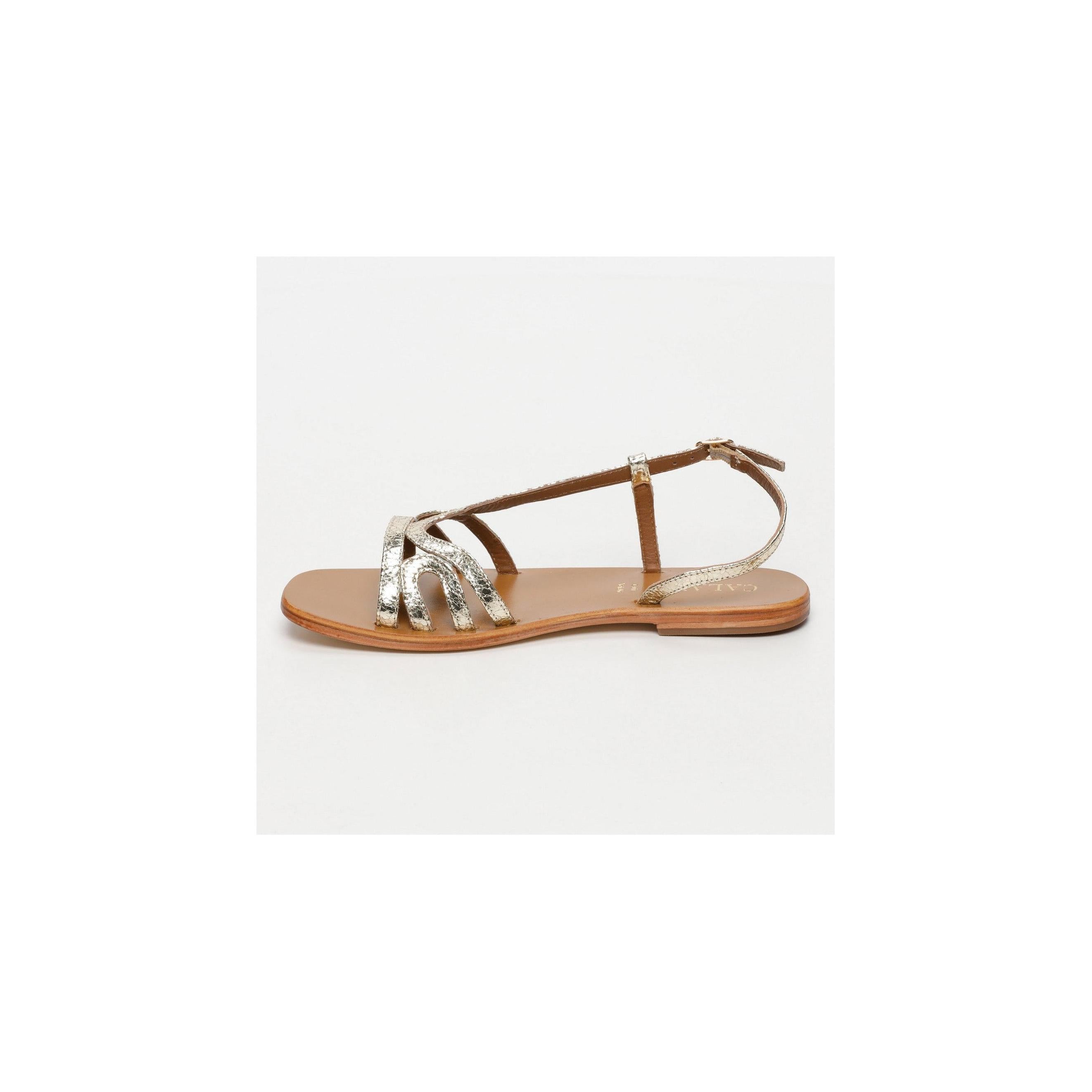 Sandales Nya - Gold Crackle