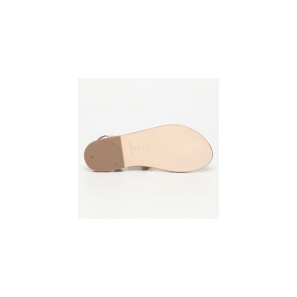 Sandales Lien - Light Gold Croco