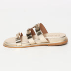 Mules Hibisco - Doré