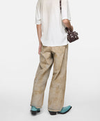 Acne Studios - T-Shirt Sprayed Logo – Blanc