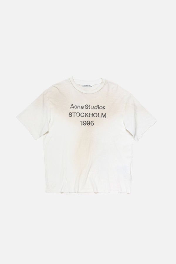 Acne Studios - T-Shirt Sprayed Logo – Blanc
