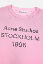 Acne Studios - T-Shirt Sprayed Logo – Rose Bonbon