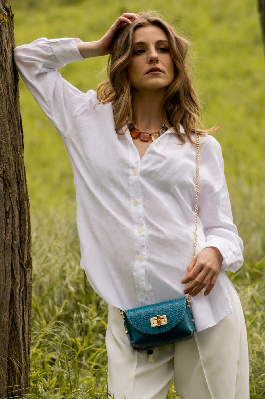 Sac À Bandoulière Etienne - Bleu Avio