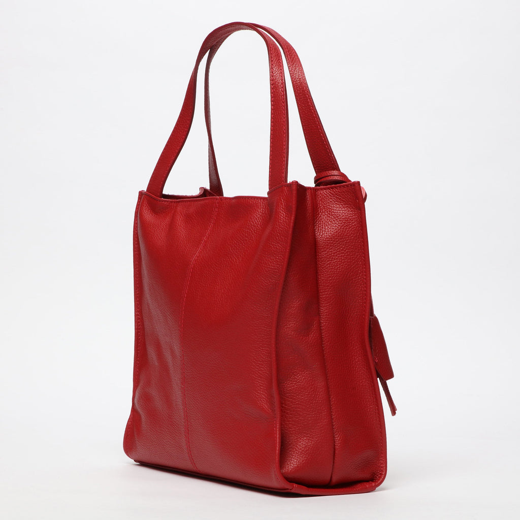 Sac A Main Agathe - Rouge Cerise