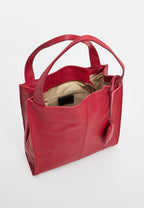 Sac A Main Agathe - Rouge Cerise