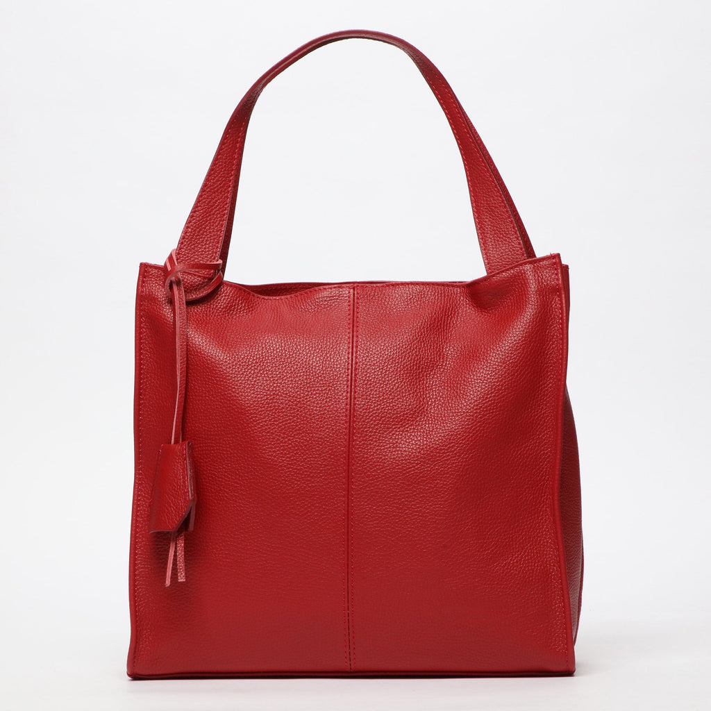Sac A Main Agathe - Rouge Cerise