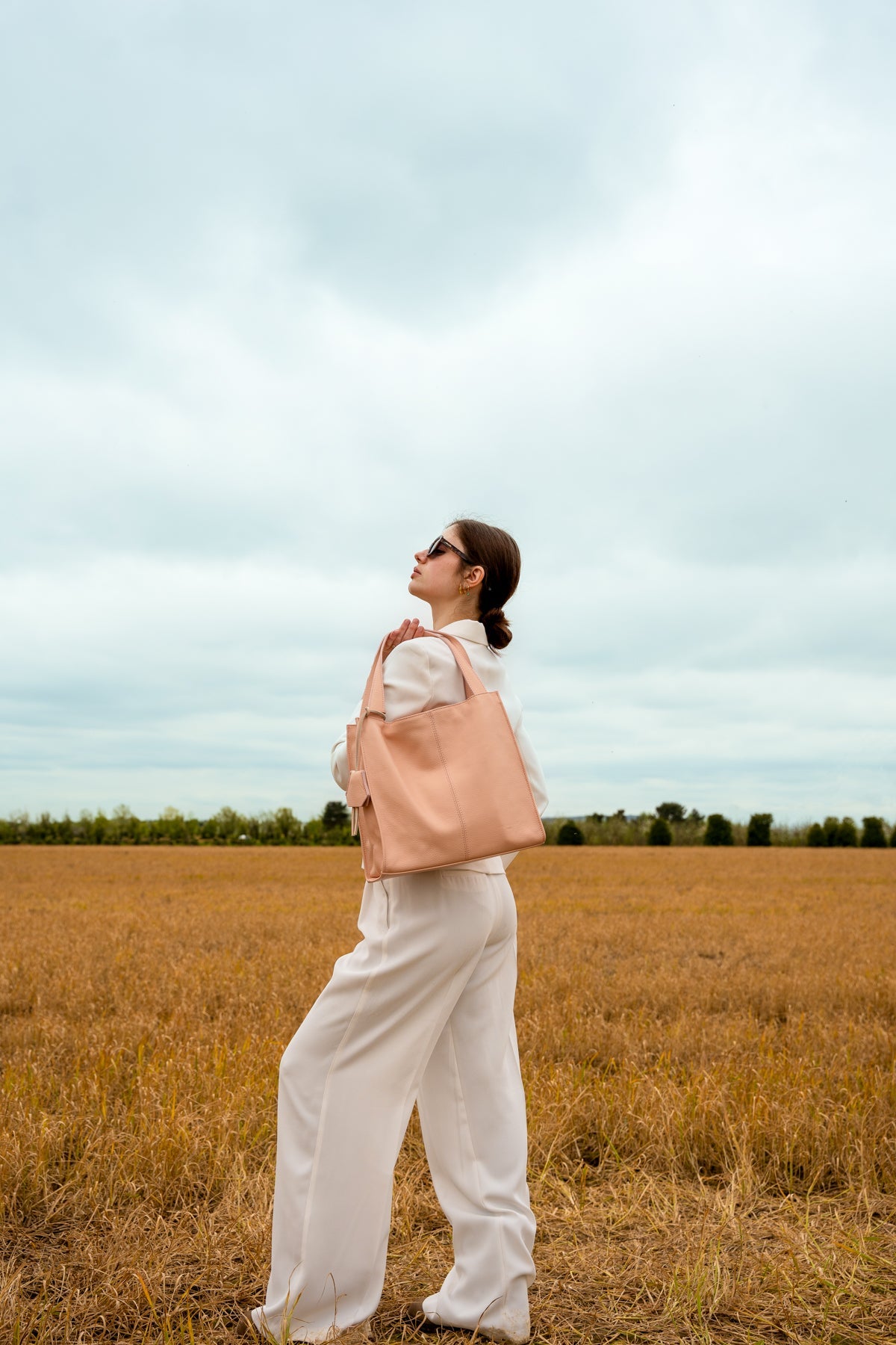 Sac A Main Agathe - Rose Clair