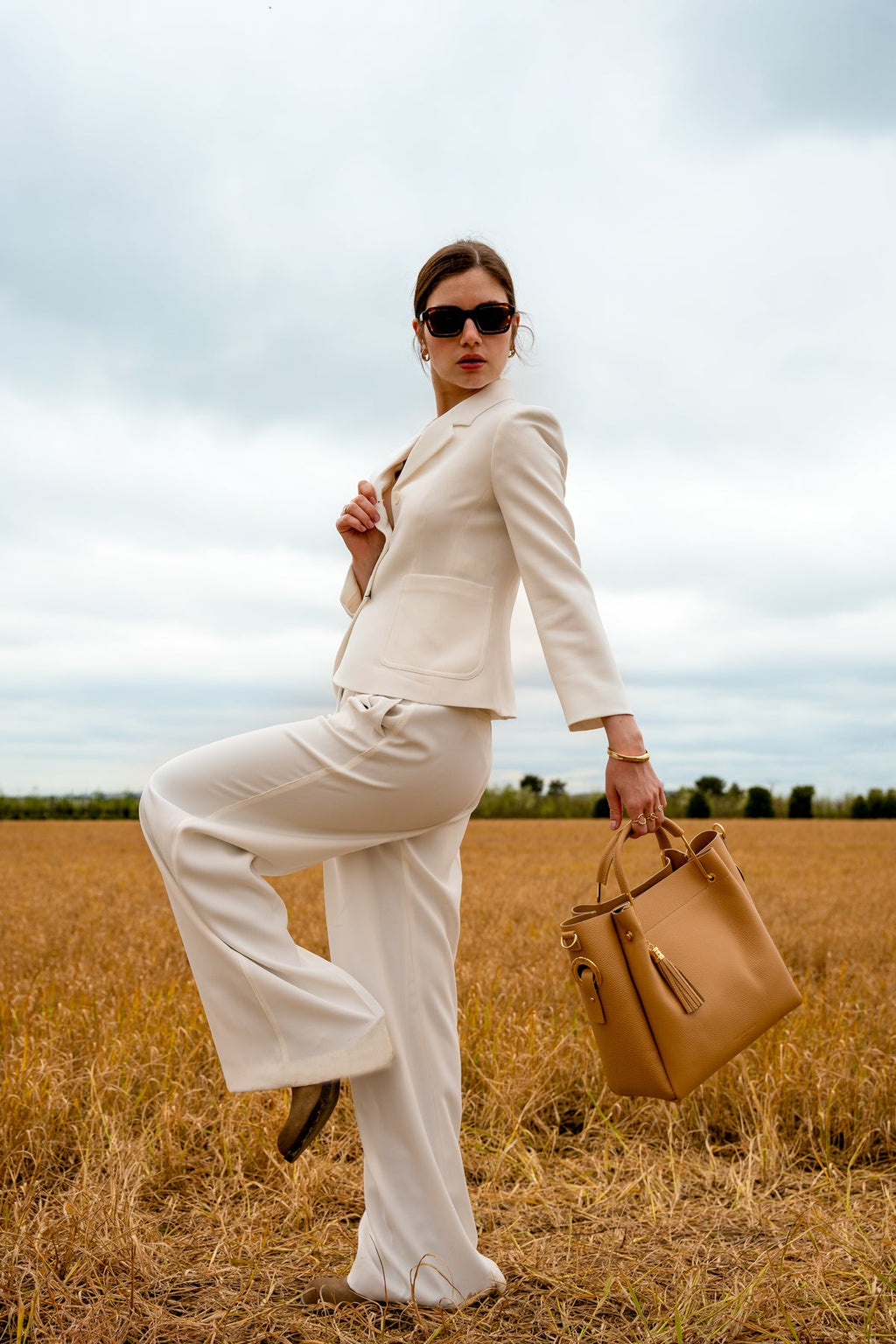 Sac A Main Bleuet - Nude