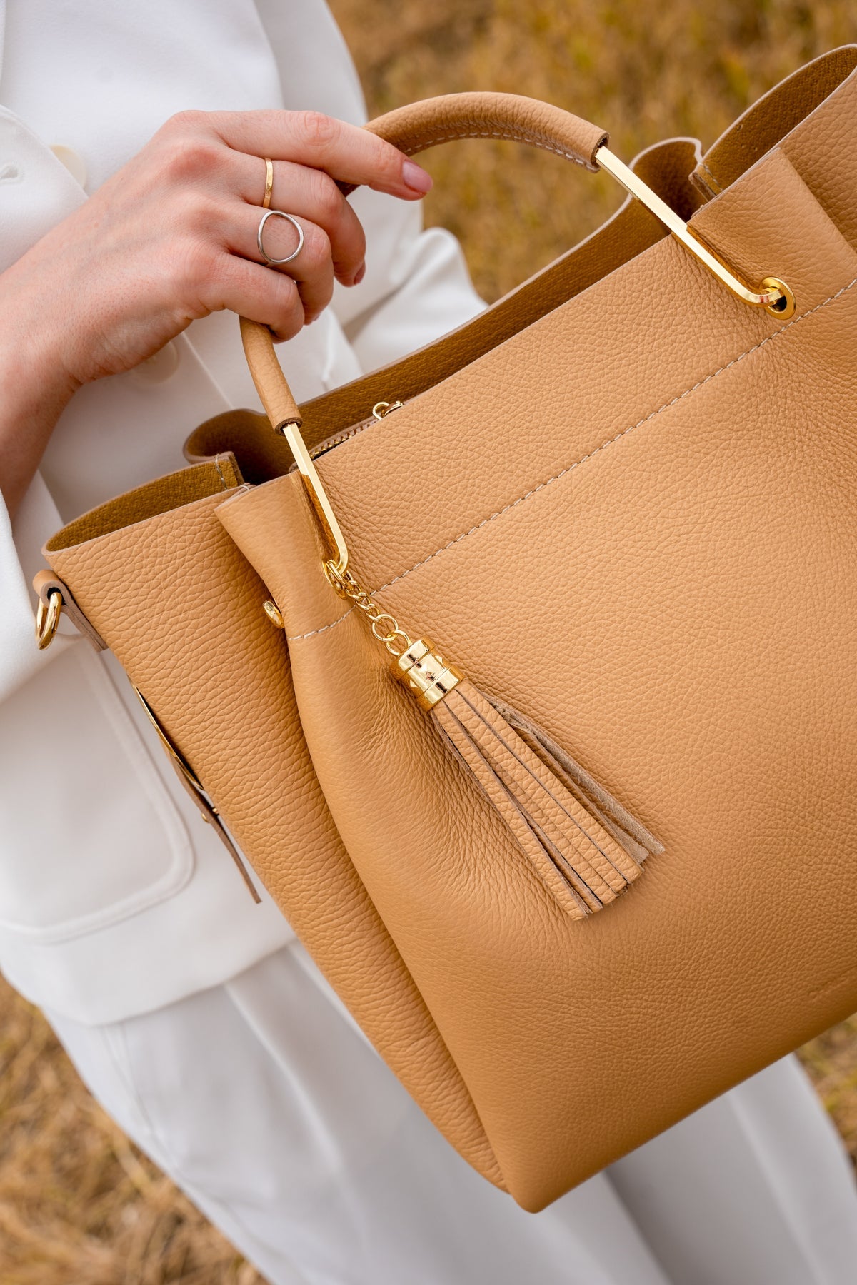 Sac A Main Bleuet - Nude