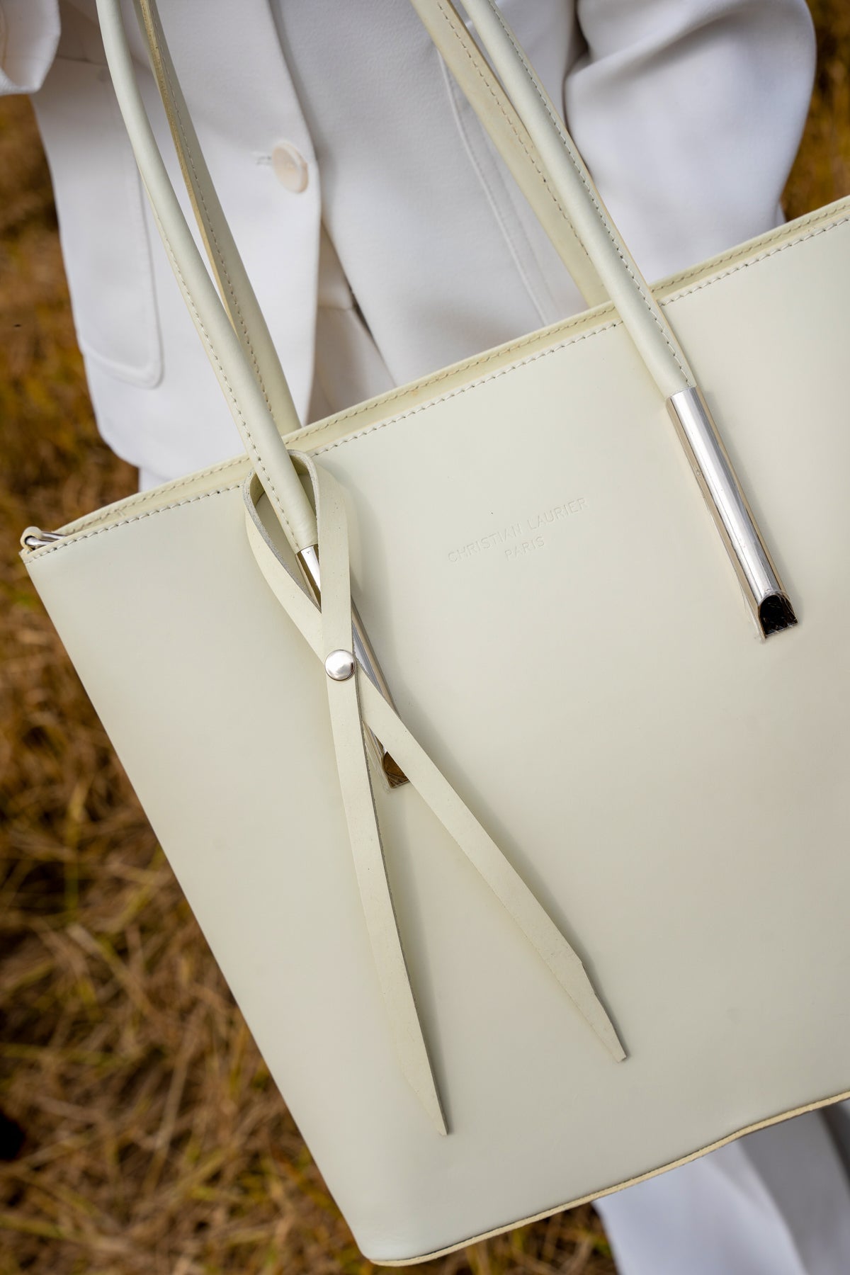 Sac A Main Gia - Blanc Casse