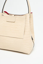 Sac À Main Lola Crocos - Beige