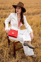 Sac A Bandouliere Zia - Rouge