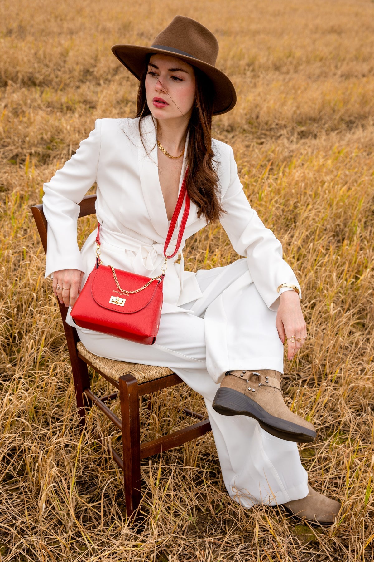 Sac A Bandouliere Zia - Rouge