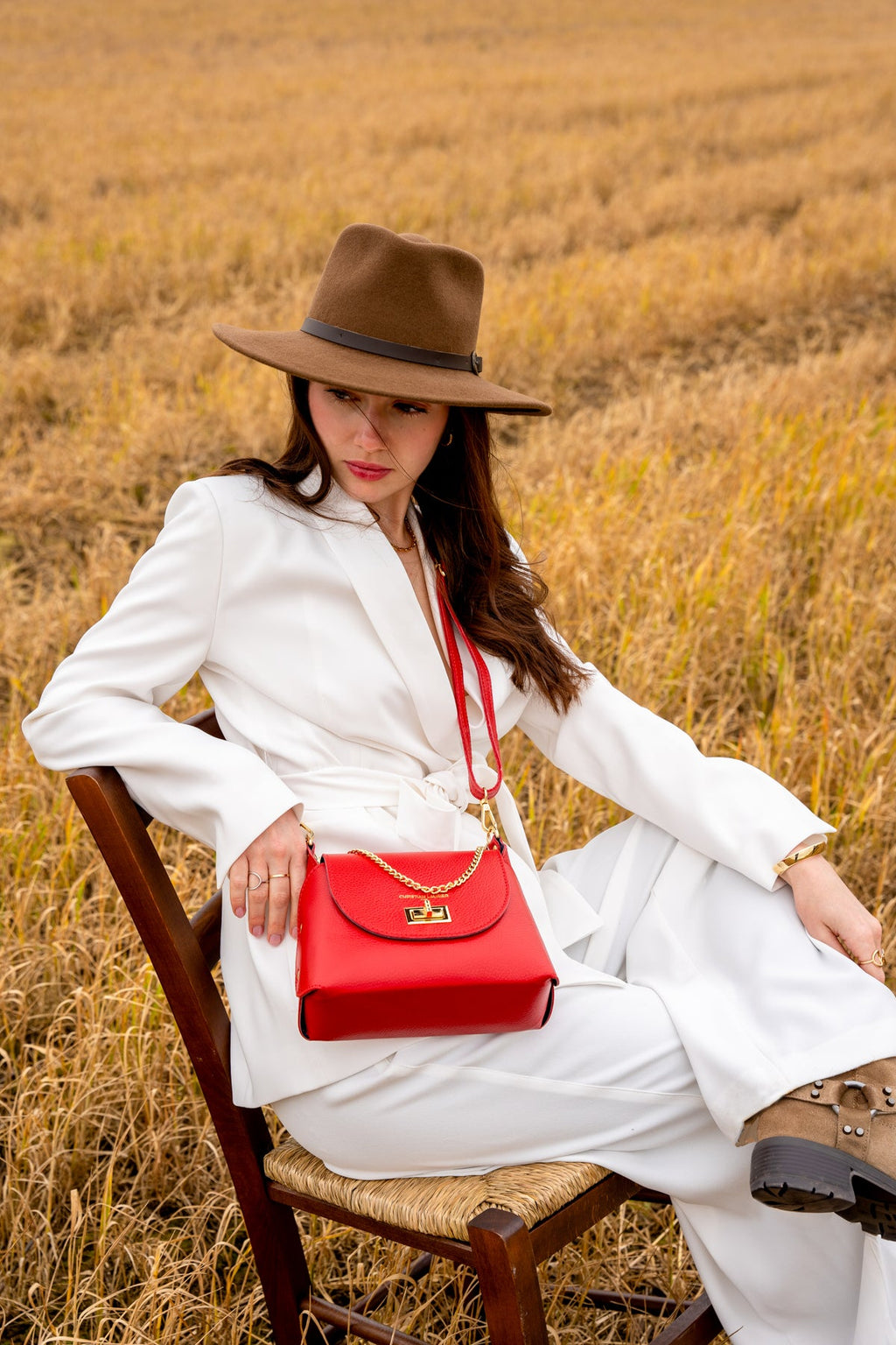 Sac A Bandouliere Zia - Rouge